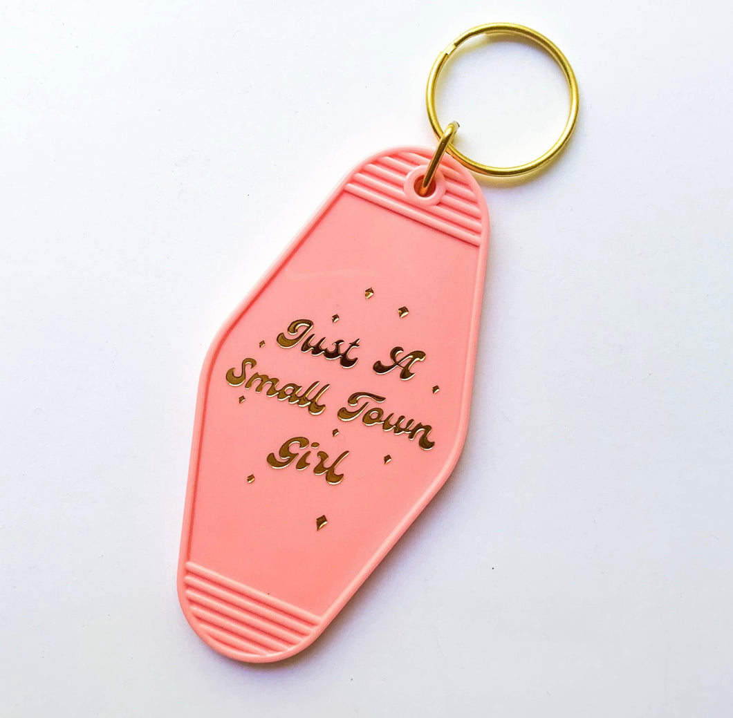 Small town girl-Motel Keychain
