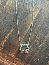 Load image into Gallery viewer, Dainty turquoise star necklace
