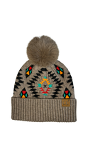 Load image into Gallery viewer, Aztec Beanie- Adult