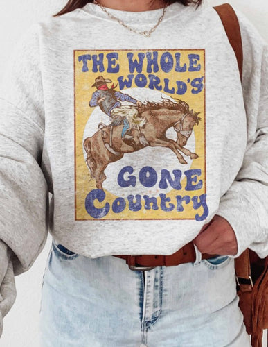 Gone Country crew neck